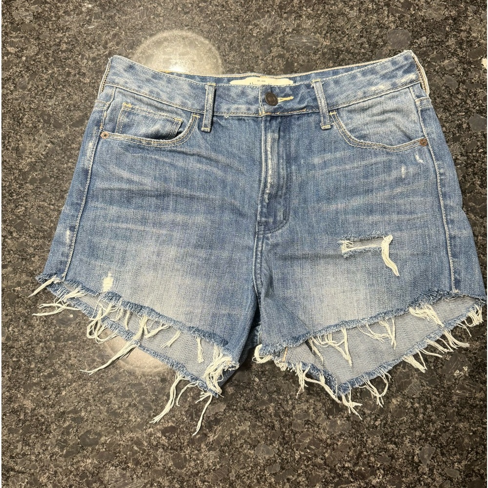 Abercrombie & Fitch Blue Jean Shorts